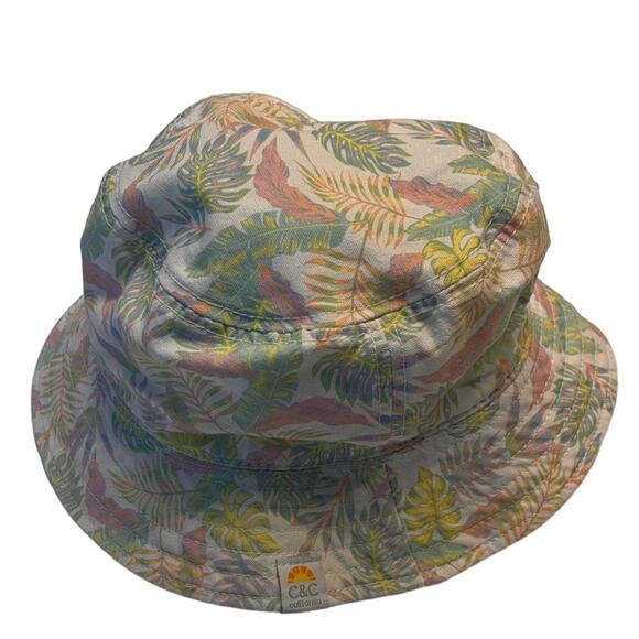 C&C California Pastel Tropical Bucket Hat NWOT - Picture 1 of 6